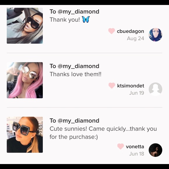 Oversized Black Sunglasses - Picture 6 of 6